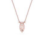 Marquise Lab Grown Diamond Solitaire Pendant