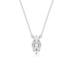 Marquise Lab Grown Diamond Solitaire Pendant