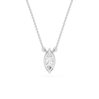 Marquise Lab Grown Diamond Solitaire Pendant