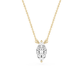 Marquise Lab Grown Diamond Solitaire Pendant