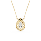 Pear Lab Grown Diamond Halo Pendant
