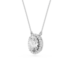 Oval Halo Lab Grown Diamond Pendant