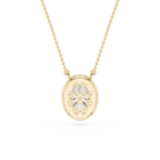 Oval Halo Lab Grown Diamond Pendant