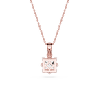 Princess Cut Lab Grown Diamond Solitaire Pendant