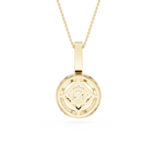 Round Cut Halo Lab Grown Diamond Pendant