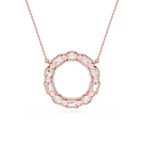 Mixed Shape Lab Grown Diamond Circle Pendant