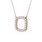 Round Halo Lab Grown Diamond Pendant