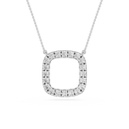Round Halo Lab Grown Diamond Pendant