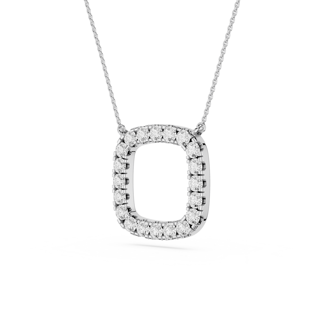 Round Halo Lab Grown Diamond Pendant