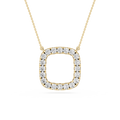 Round Halo Lab Grown Diamond Pendant