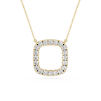 Round Halo Lab Grown Diamond Pendant