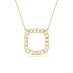 Round Halo Lab Grown Diamond Pendant