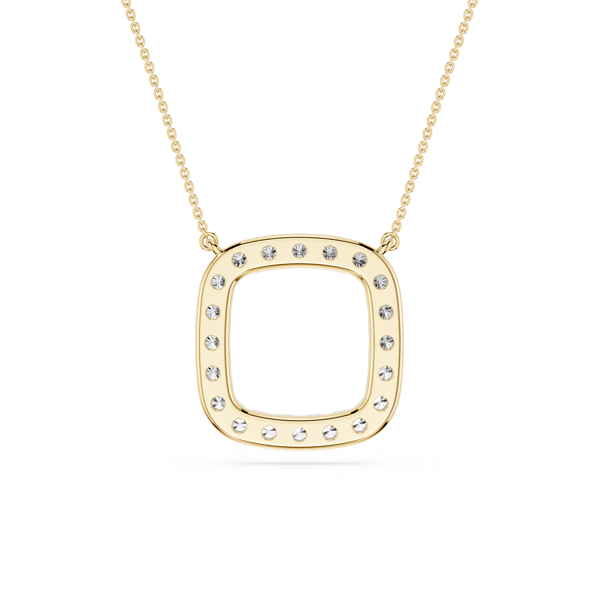 Round Halo Lab Grown Diamond Pendant