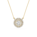 Round Halo Lab Grown Diamond Pendant