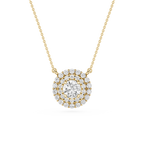 Round Halo Lab Grown Diamond Pendant