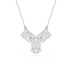 Trio Diamond Drop Lab Grown Pendant