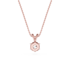 Classic Round Solitaire Lab Grown Diamond Pendant