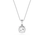 Round Solitaire Lab Grown Diamond Pendant