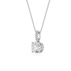 Round Solitaire Lab Grown Diamond Pendant