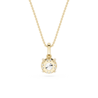 Round Solitaire Lab Grown Diamond Pendant