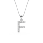 Lab Grown Diamond Initial F Pendant