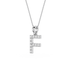 Lab Grown Diamond Initial F Pendant