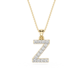 Lab Grown Diamond Initial Z Pendant