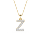 Lab Grown Diamond Initial Z Pendant