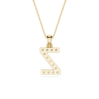 Lab Grown Diamond Initial Z Pendant