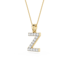 Lab Grown Diamond Initial Z Pendant