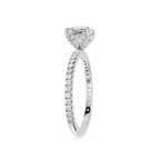 1 Carat Cushion Diamond Engagement Ring