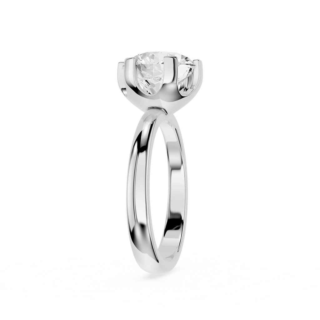 3 Carat Round Diamond Engagement Ring