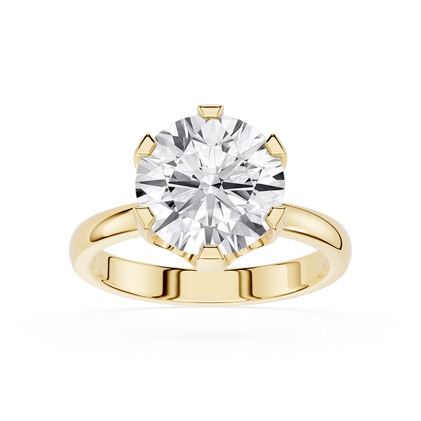 3 Carat Round Diamond Engagement Ring