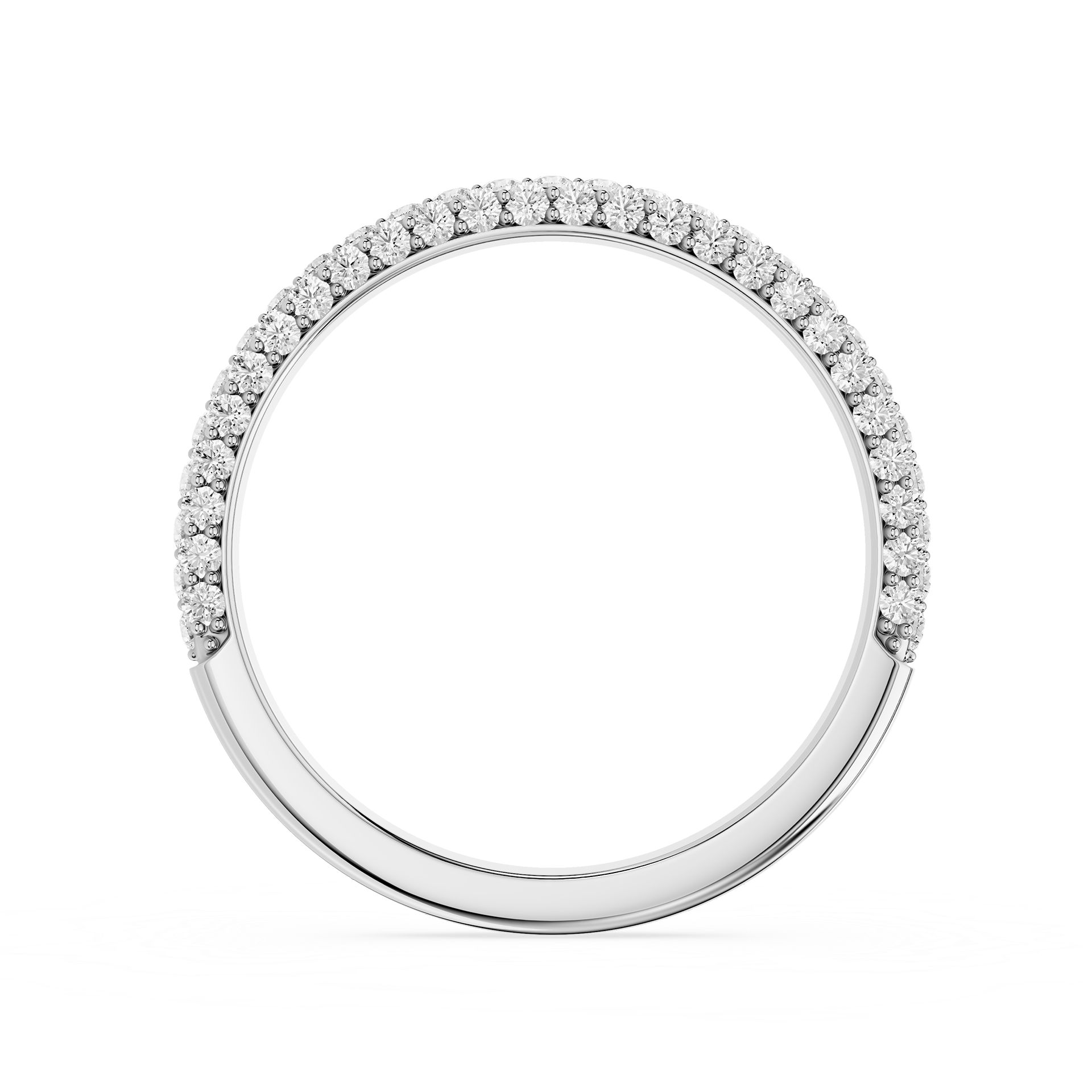 Round Shape Lab Grown Diamond Eternity Band