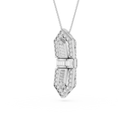 Baguette Lab Grown Diamond Statement Pendant