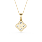 Lab Grown Diamond Clover Pendant for Women