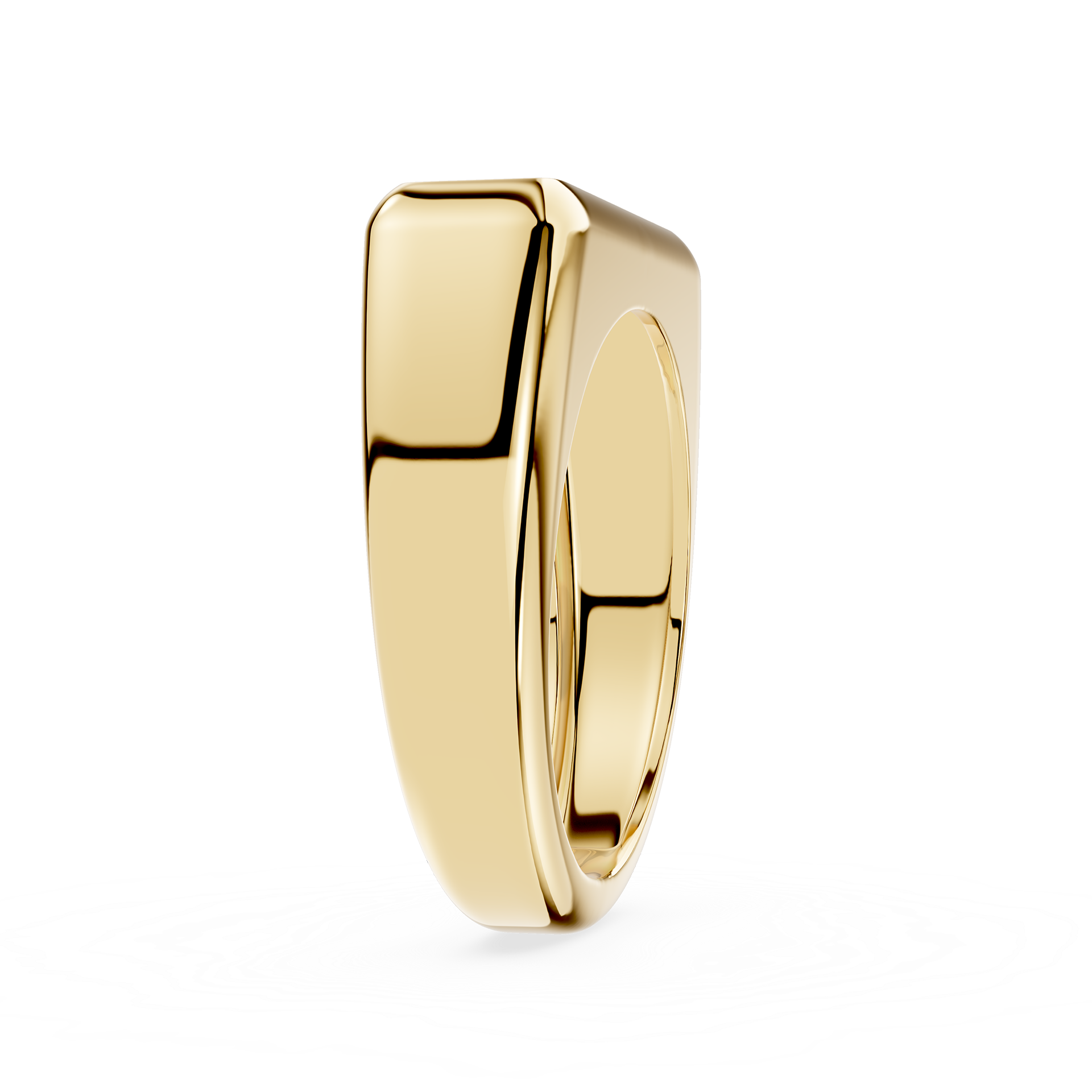 Round Three Stone Lab Grown Diamond Band Ring