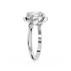 Oval Halo Lab Grown Diamond Engagement Ring
