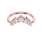 Graduated Lab Grown Diamond Wedding Band