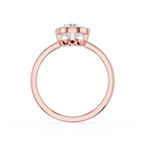 Oval Cluster Lab Grown Diamond Engagement Ring