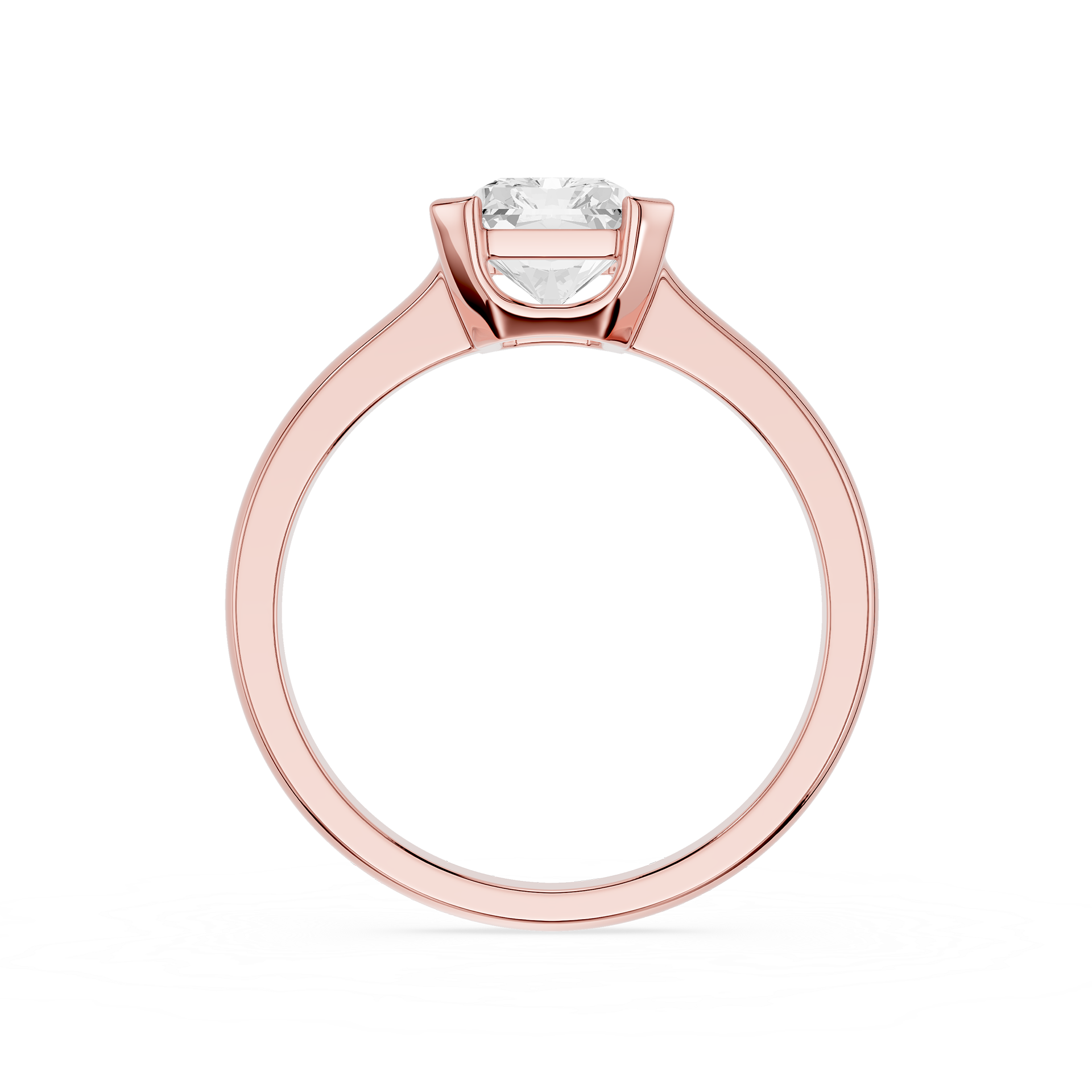 Radiant Cut Lab Grown Diamond Engagement Ring
