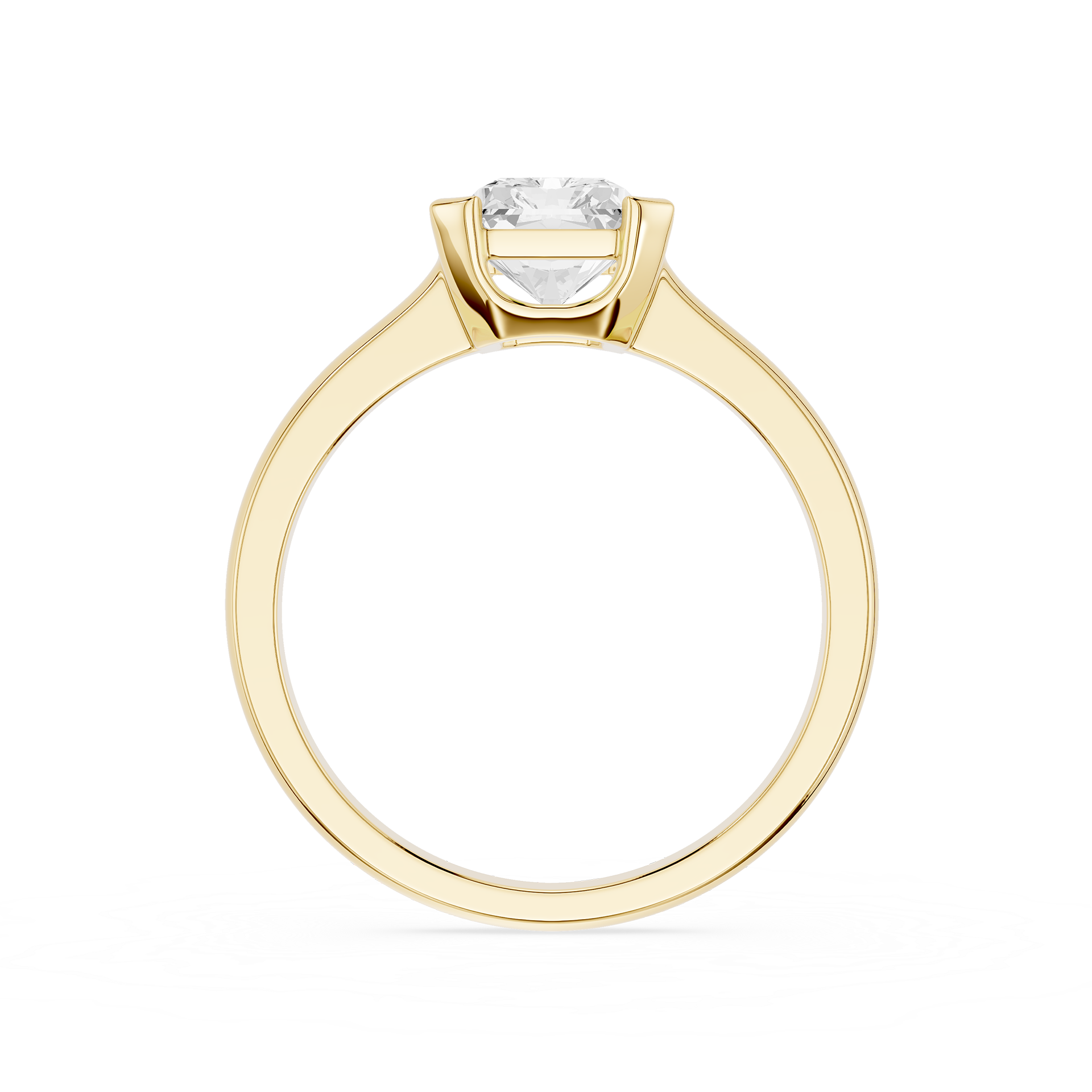 Radiant Cut Lab Grown Diamond Engagement Ring