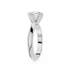 Round Solitaire Lab Grown Diamond Engagement Ring