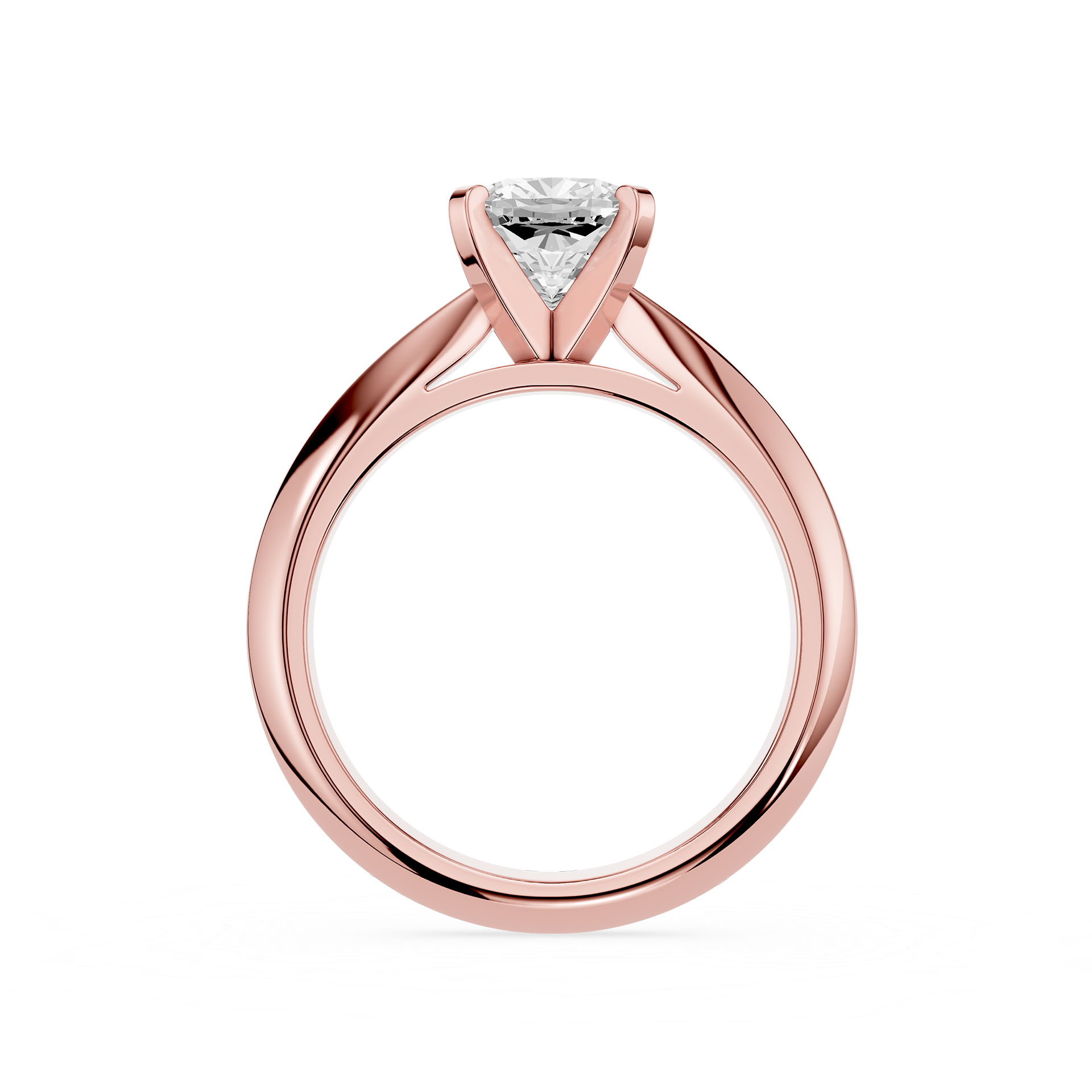 Cushion Cut Lab Grown Diamond Engagement Ring