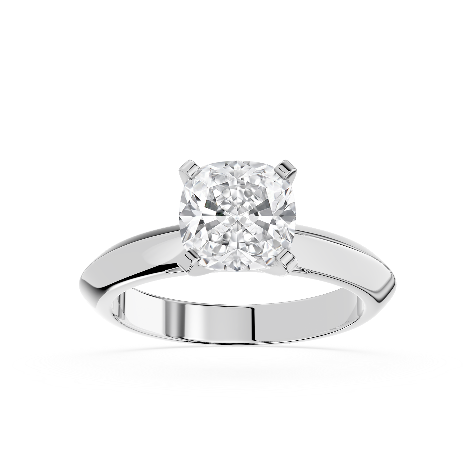 Cushion Cut Lab Grown Diamond Engagement Ring