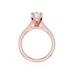 Oval Cut Lab Grown Diamond Solitaire Engagement Ring