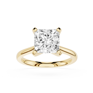 Princess Cut Lab Grown Diamond Solitaire Engagement Ring