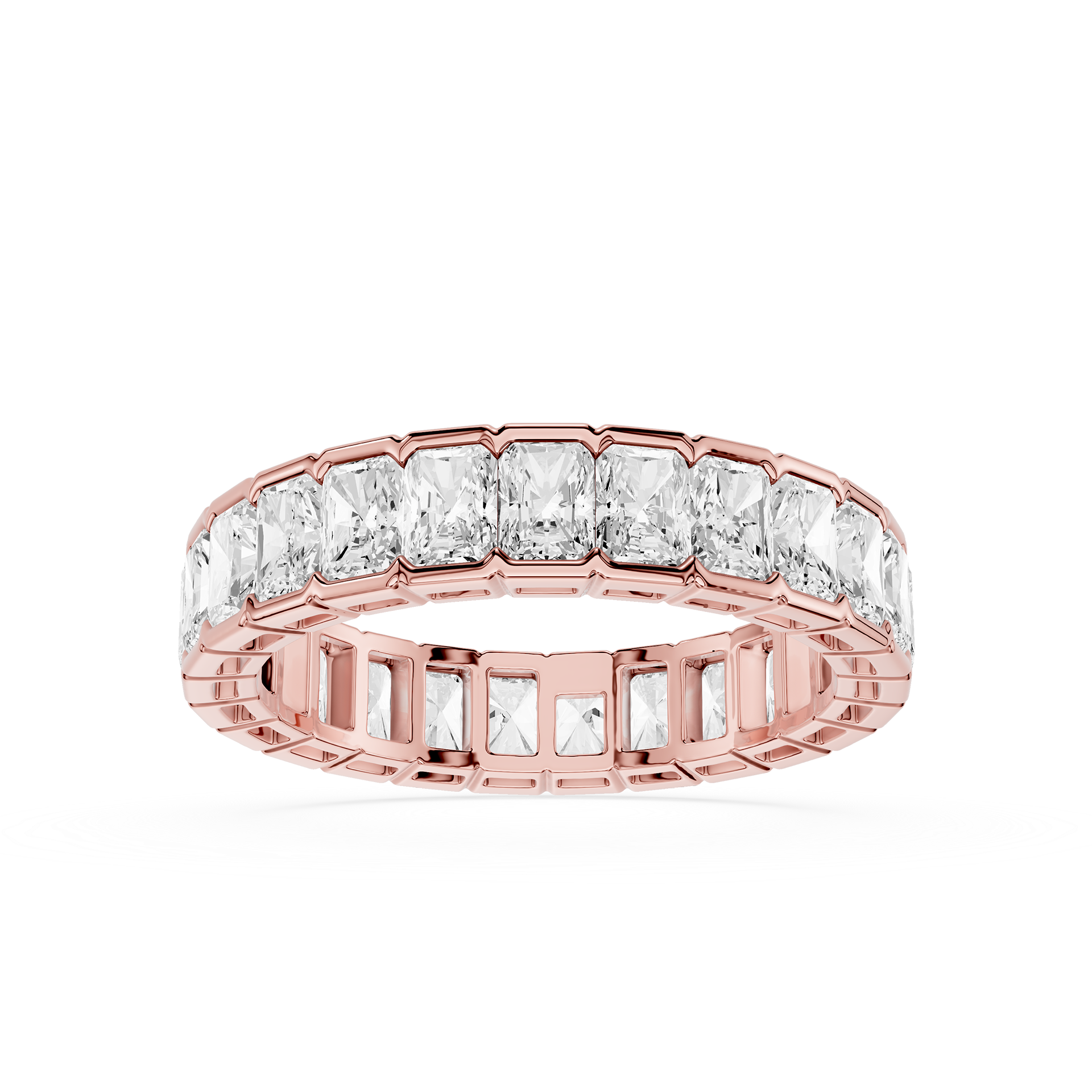 Radiant Cut Lab Grown Diamond Full Eternity Band