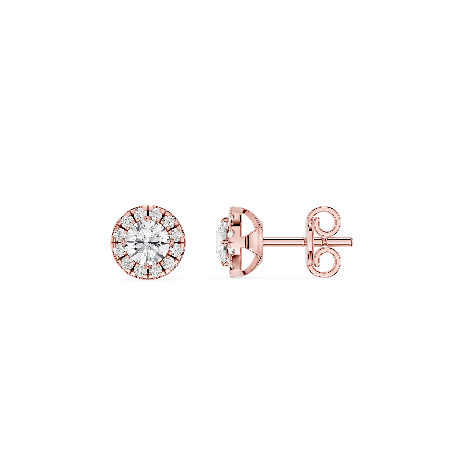 Designer handbag with monogram pattern on a light gray background