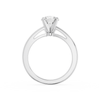 Diamond ring with a white background